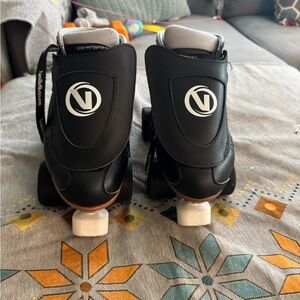 Black Athletic Roller Shoes